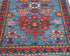 12 Ft Blue Aryana Afghan Hand Knotted Veg Dye Wool Runner Rug